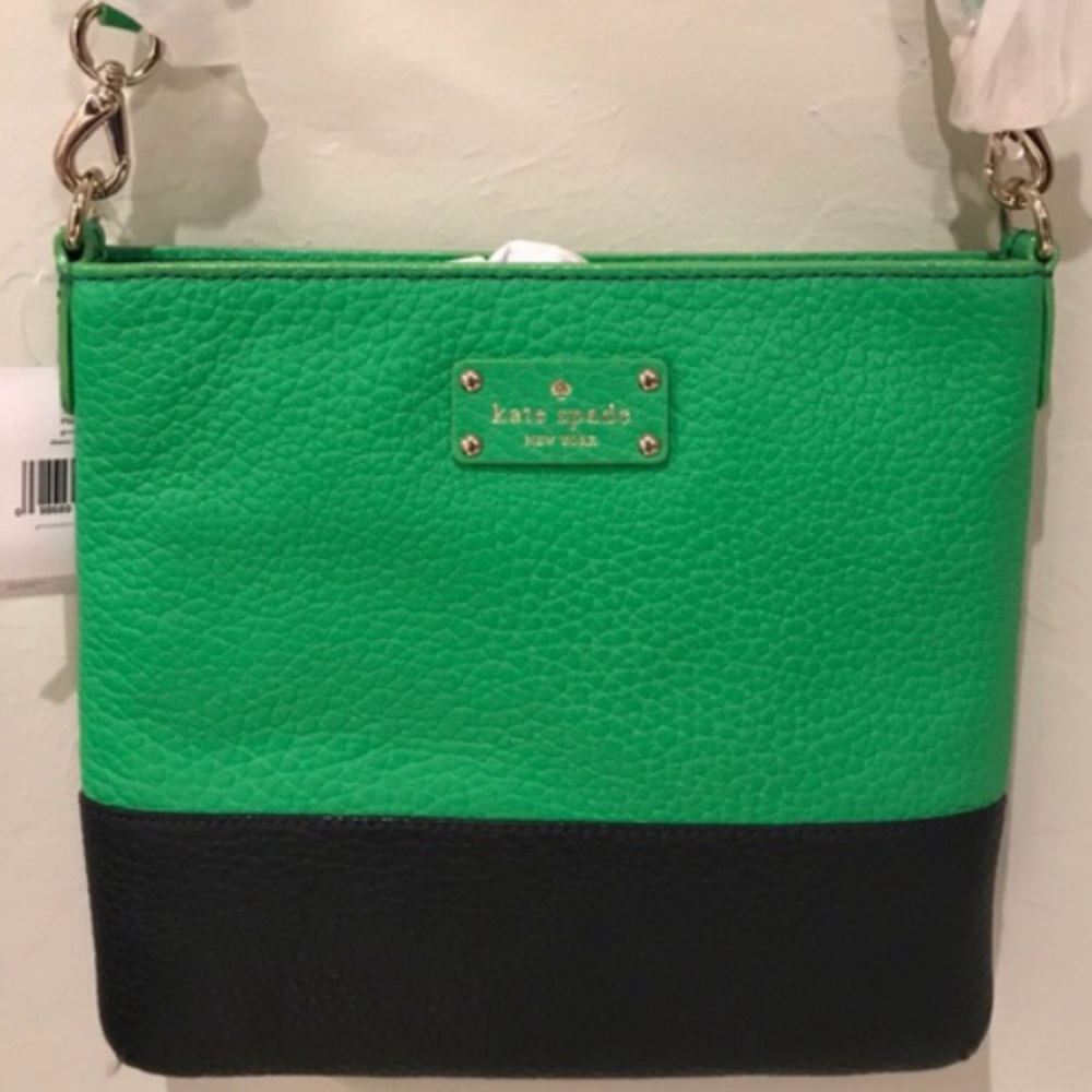 *NEW* Kate Spade green and navy crossbody bag